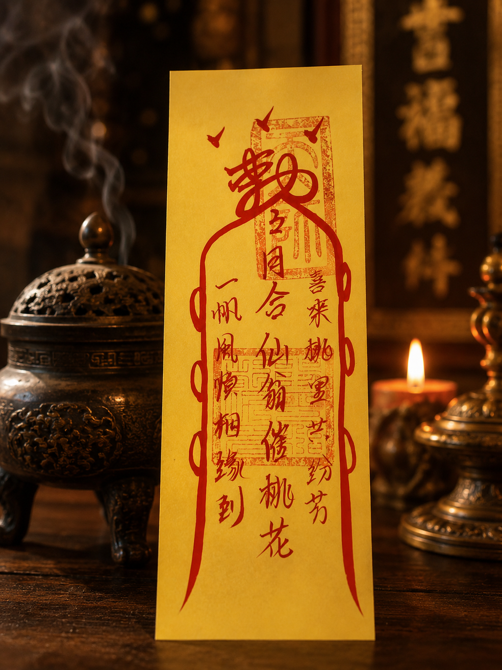 桃花符（姻缘和合、增缘旺情）