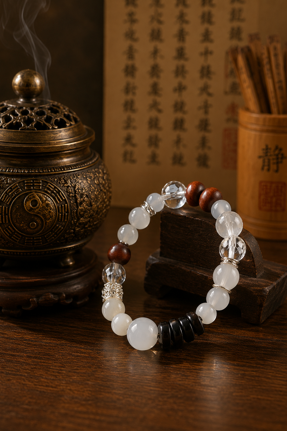 水晶手串-金（旺财聚气、增强贵人运）